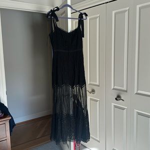 Gianni Bini black lace dress